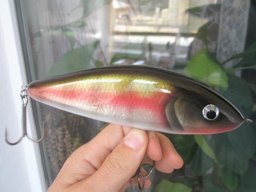 P9181342.JPG (65.96 КБ) 1947 просмотров 160мм 85гр. с крючками, плавающий