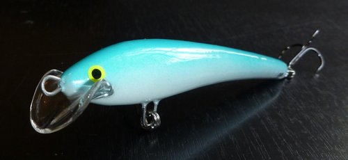 Перламутрово - голубой!!! Соблазнять судака по светлу! Бальса 10 см.