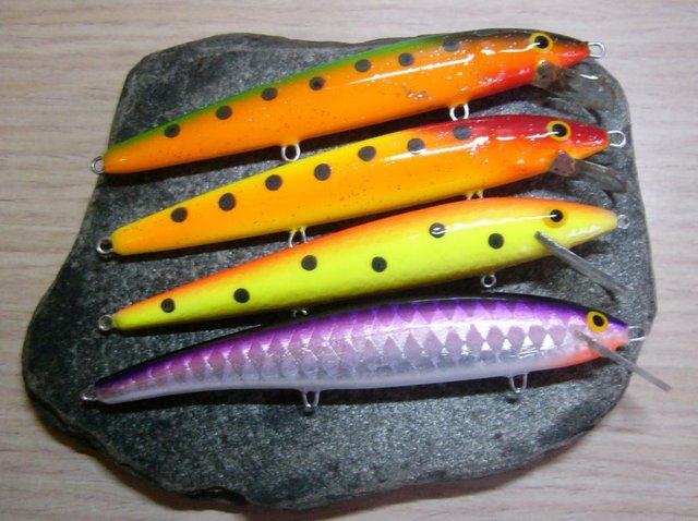 P1190787.JPG (102.61 КБ) 13459 просмотров Rapala, Smithwick, Hali - перекрас воблеров.